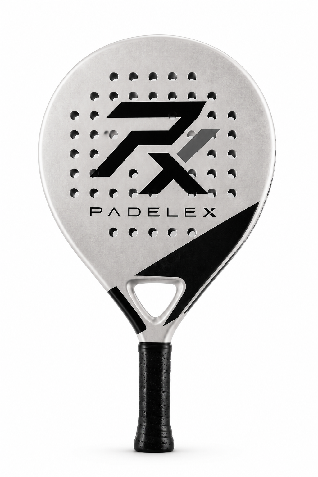 PADELEX PX Classic Control Padel Racket – Lightweight All-Round Performance Paddle (White/Black)