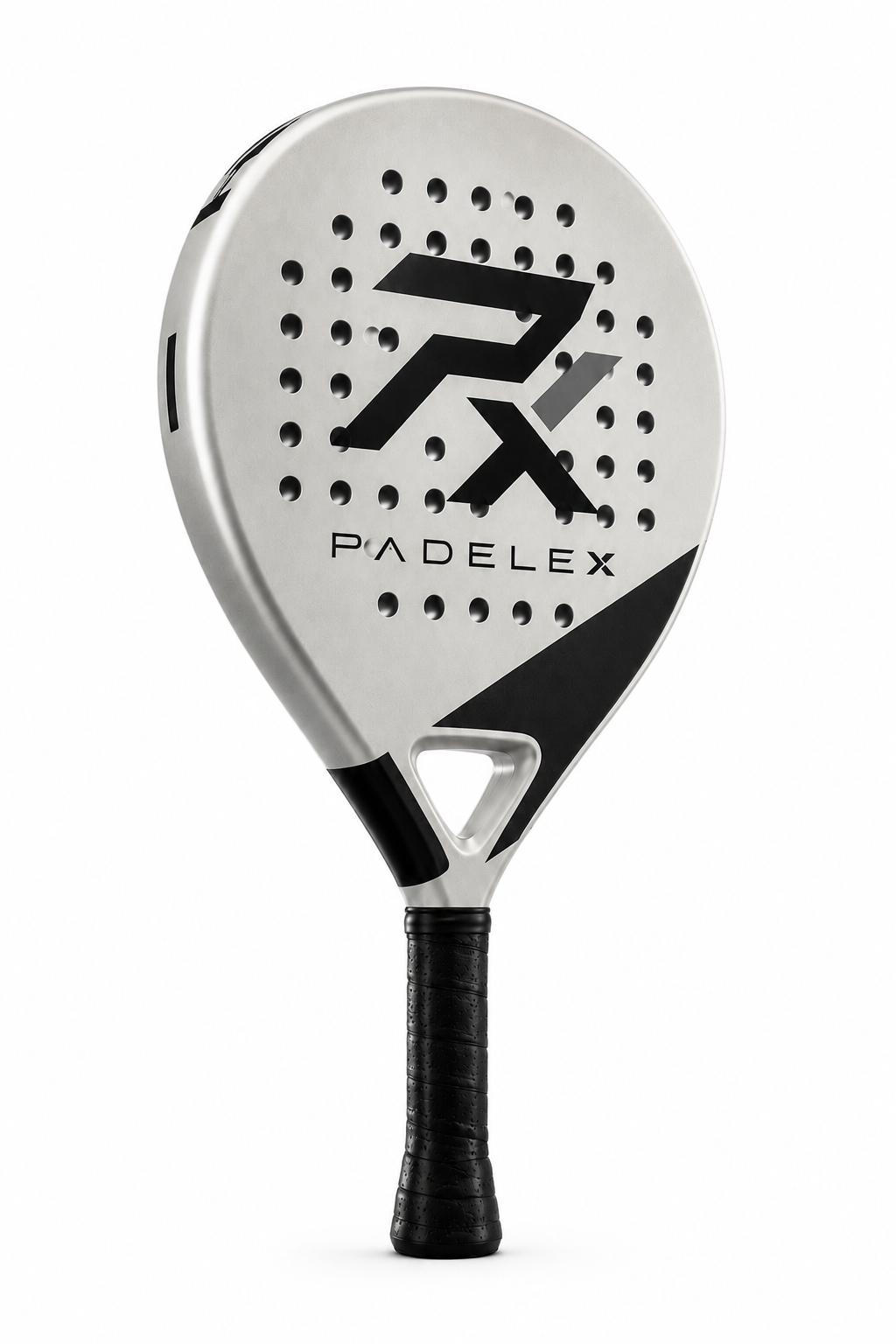 PADELEX PX Classic Control Padel Racket – Lightweight All-Round Performance Paddle (White/Black)