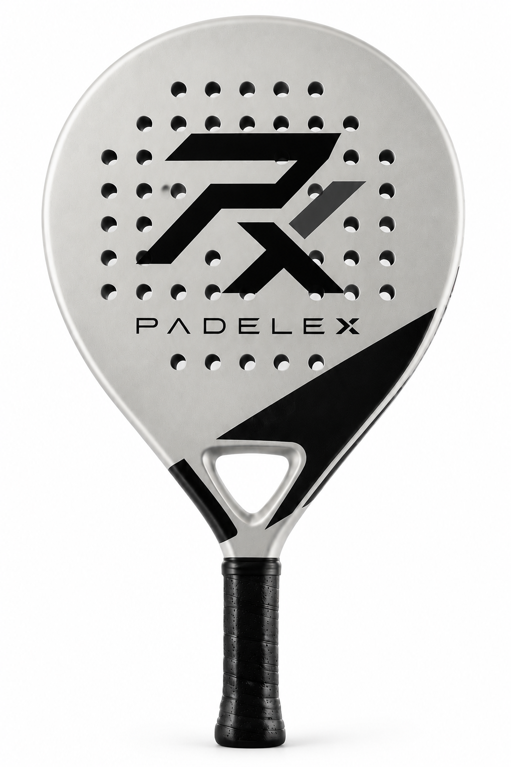 PADELEX PX Classic Control Padel Racket – Lightweight All-Round Performance Paddle (White/Black)