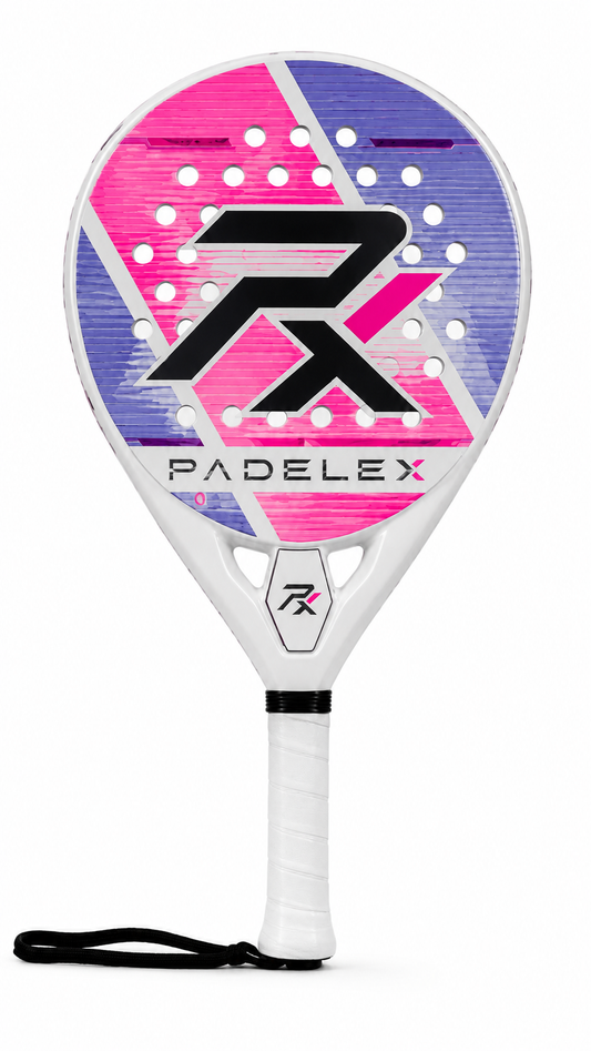 PADELEX PX Fusion Elite Padel Racket – Lightweight Power & Precision Paddle (Pink/Lavender Edition)
