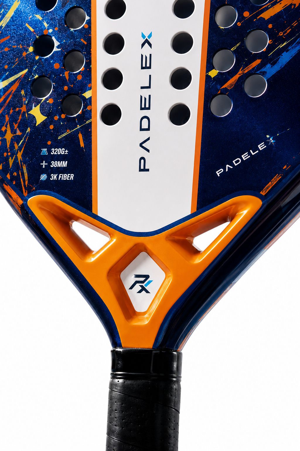 PADELEX RX Junior Padel Racket – Lightweight Performance Paddle (Red/Black Edition)