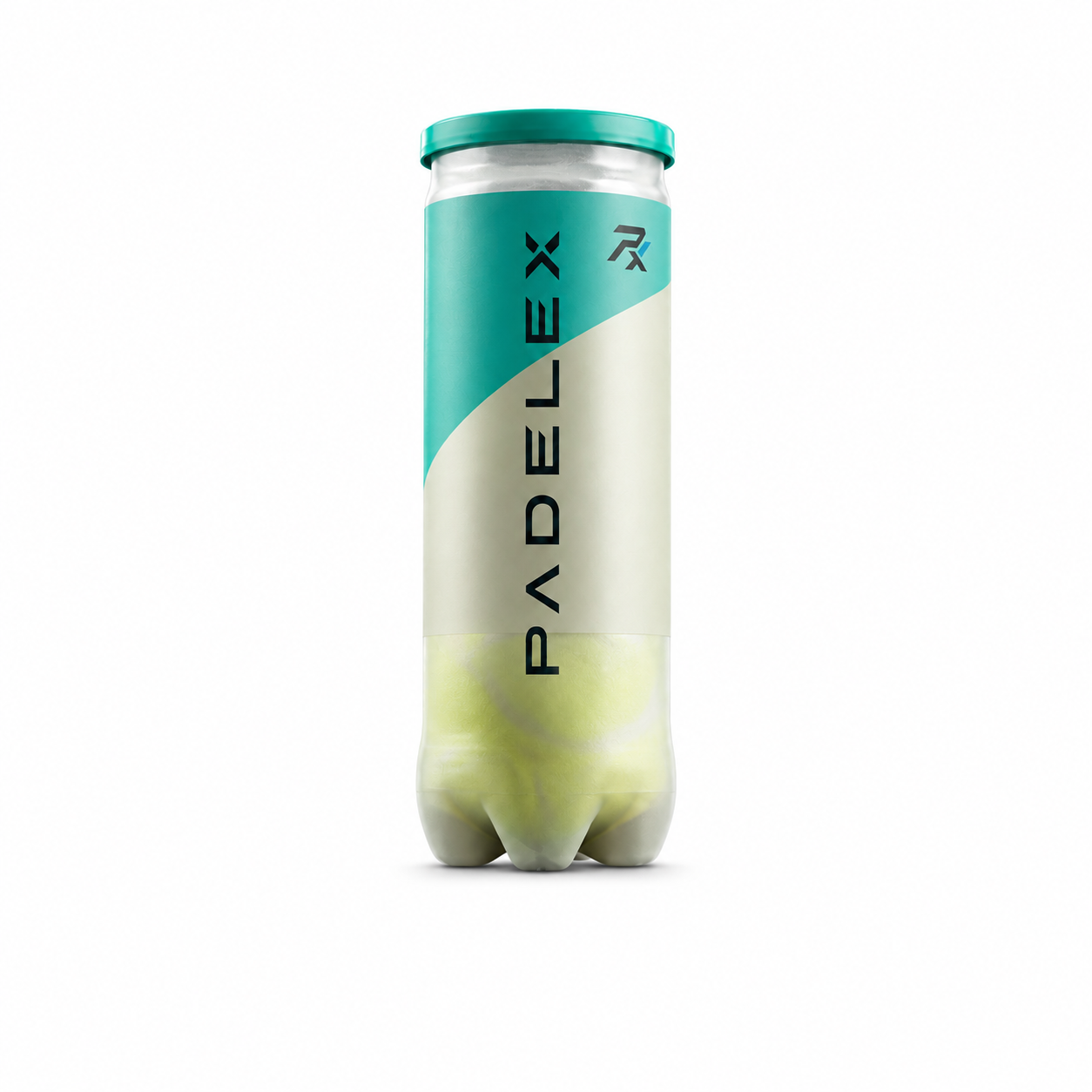 PADELEX Championship Padel Balls – Premium Pressurized 3-Ball Can (Teal Edition)