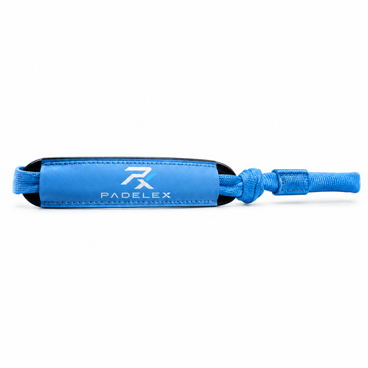PADELEX Premium Padel Wrist Strap – Adjustable Safety Lanyard Sky Blue Edition