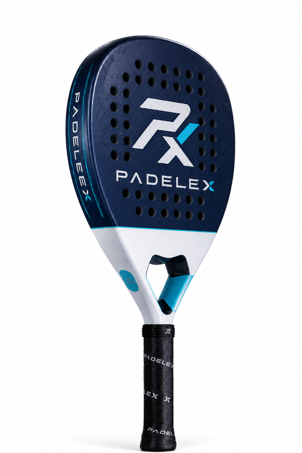 PADELEX PX Elite Control Padel Racket – Professional Lightweight Performance Paddle (Navy Blue/White)