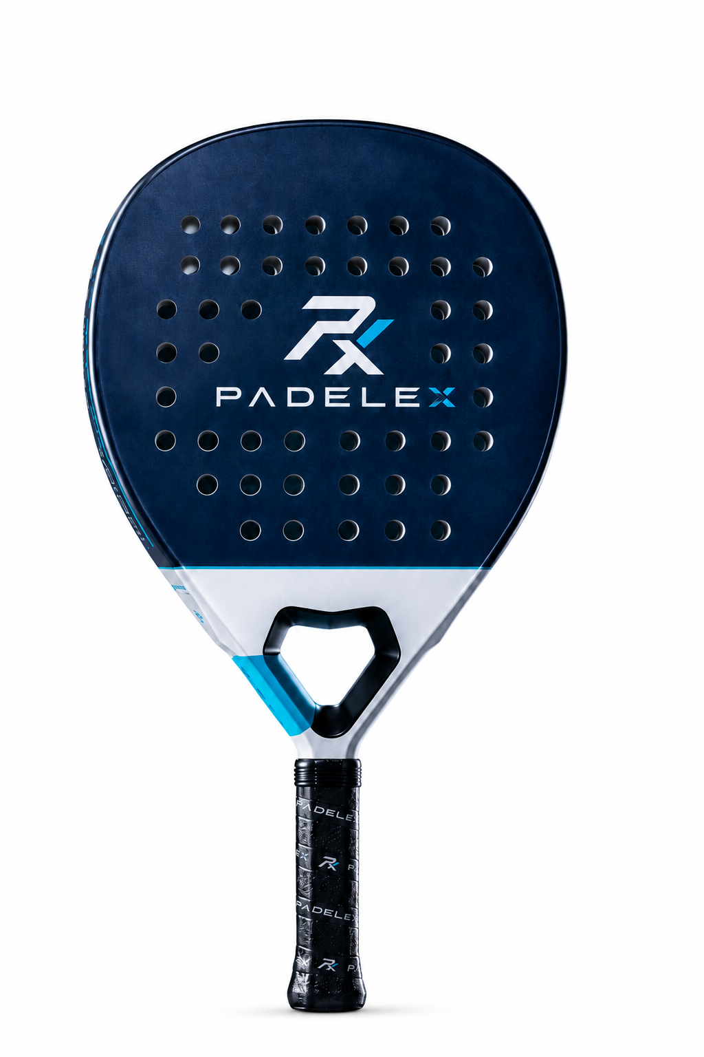 PADELEX PX Elite Control Padel Racket – Professional Lightweight Performance Paddle (Navy Blue/White)